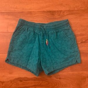 Comfortable Blue textured shorts